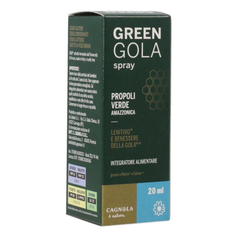 GREEN GOLA SPRAY 20ML GREEN GOLA SPRAY 20ML