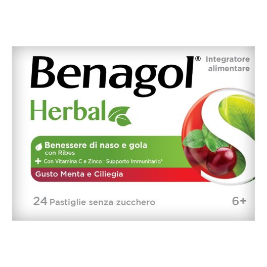 BENAGOL HERBAL MENTA CIL24PAST BENAGOL HERBAL MENTA CIL24PAST