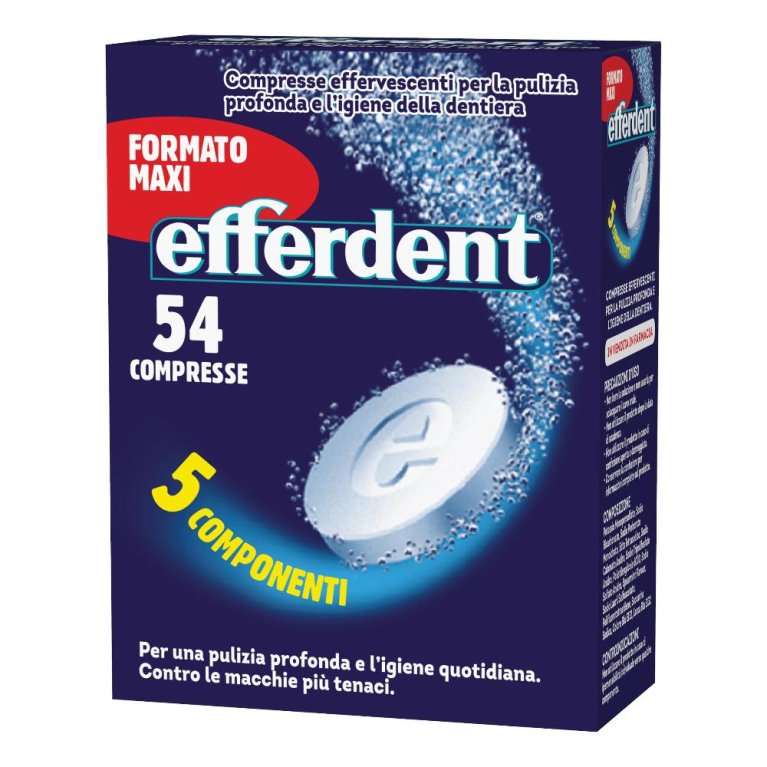EFFERDENT 54CPR EFFERVESCENTI EFFERDENT 54CPR EFFERVESCENTI