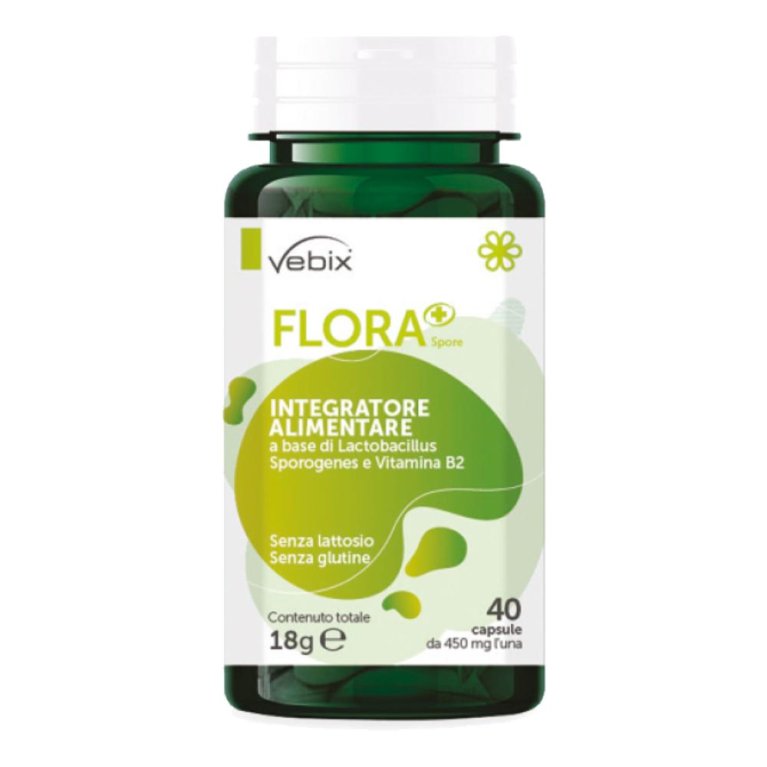 VEBIX FLORA+ 40CPS 450MG VEBIX FLORA+ 40CPS 450MG