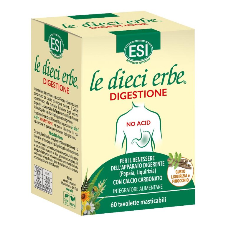 ESI LE DIECI ERBE DIG N/AC 60T ESI LE DIECI ERBE DIG N/AC 60T