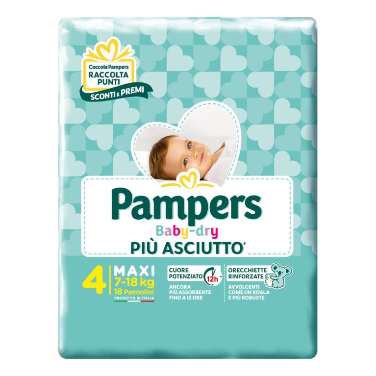 PAMPERS BD DOWNCOUNT MAXI 18PZ PAMPERS BD DOWNCOUNT MAXI 18PZ