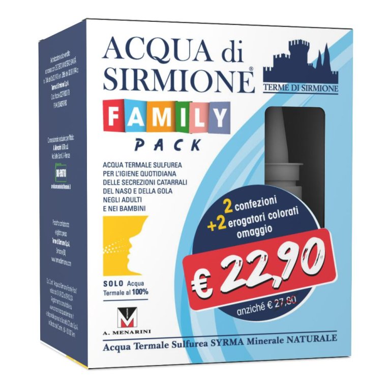 ACQUA SIRMIONE FAMILY PACK 12F ACQUA SIRMIONE FAMILY PACK 12F