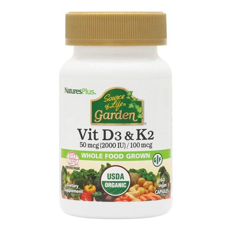 VITAMINA D3 & K2 50MCG 60CPS VITAMINA D3 & K2 50MCG 60CPS