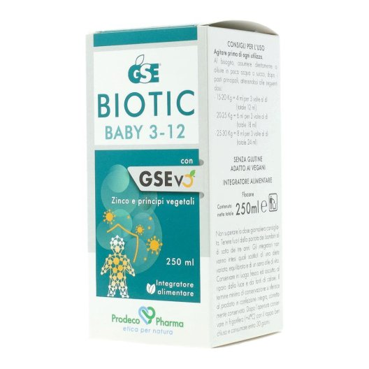 GSE BIOTIC BABY 3-12 250ML GSE BIOTIC BABY 3-12 250ML