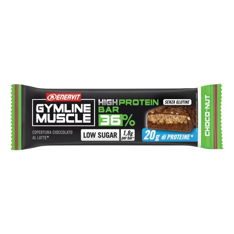GYMLINE PROT BAR 36 CHOCO 55G GYMLINE PROT BAR 36 CHOCO 55G