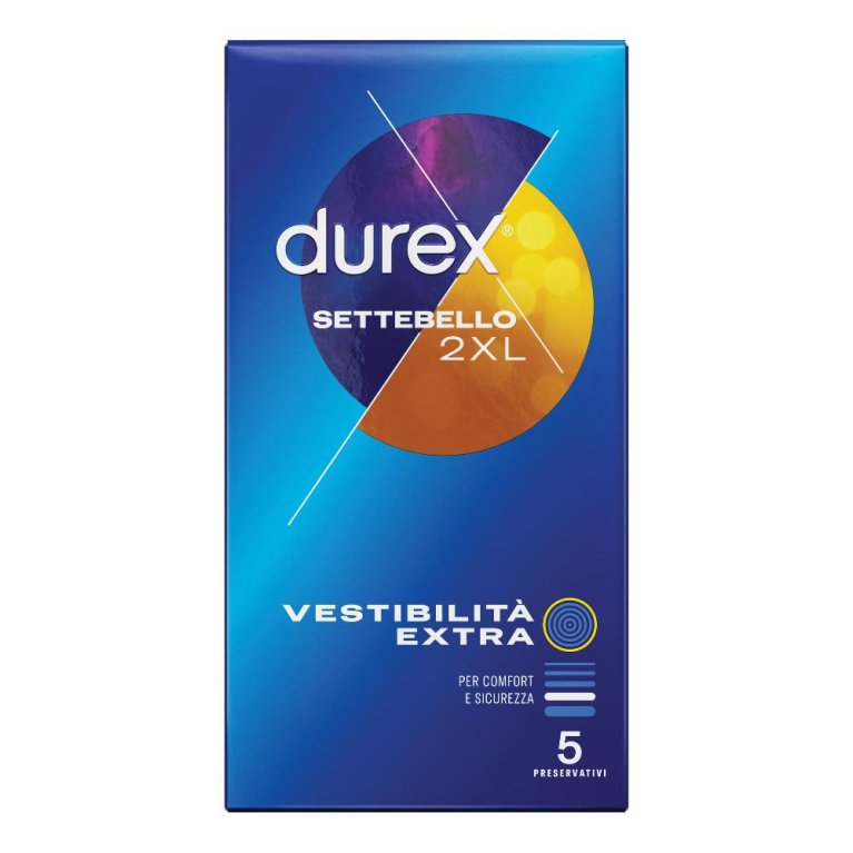 DUREX SETTEBELLO 2XL 5PZ DUREX SETTEBELLO 2XL 5PZ