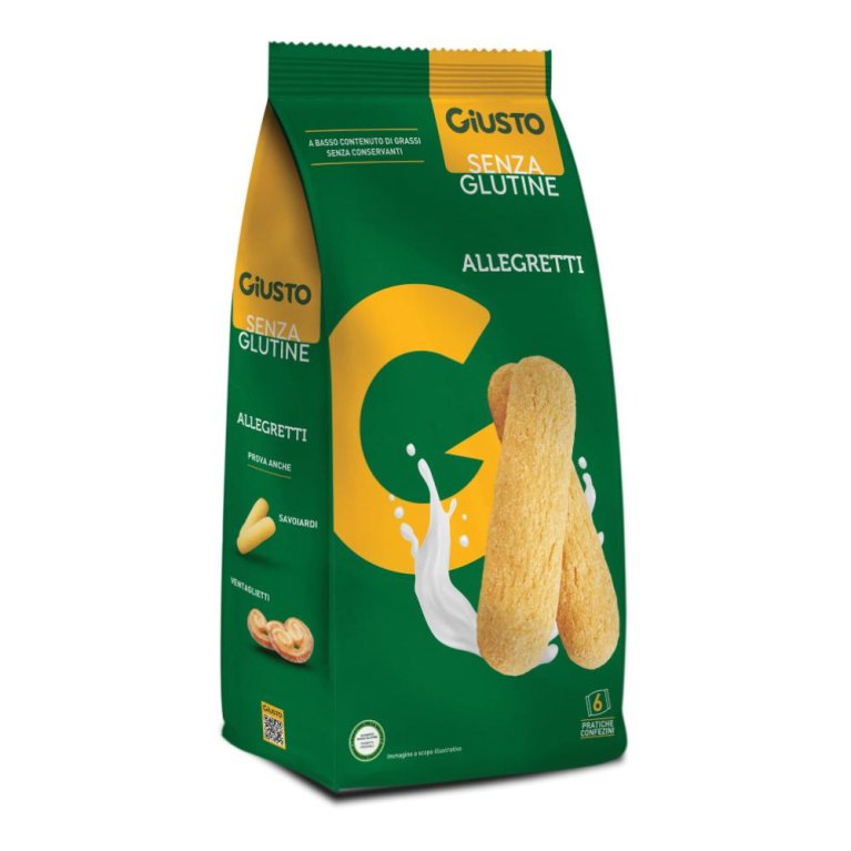 GIUSTO S/G ALLEGRETTI 180G GIUSTO S/G ALLEGRETTI 180G