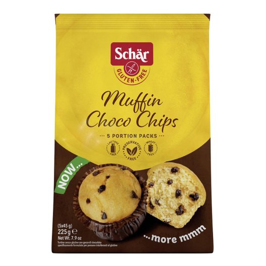 SCHAR MUFFIN CHOCO CHIP 225G SCHAR MUFFIN CHOCO CHIP 225G