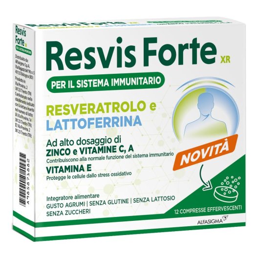 Resvis Forte XR - 12 compresse effervescenti