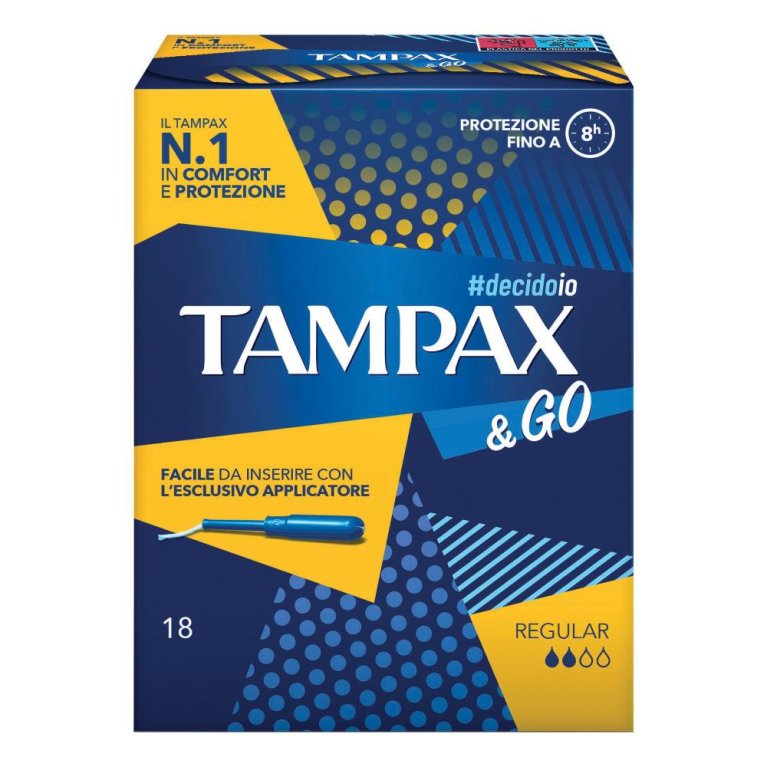 TAMPAX &GO REGULAR 18PZ TAMPAX &GO REGULAR 18PZ