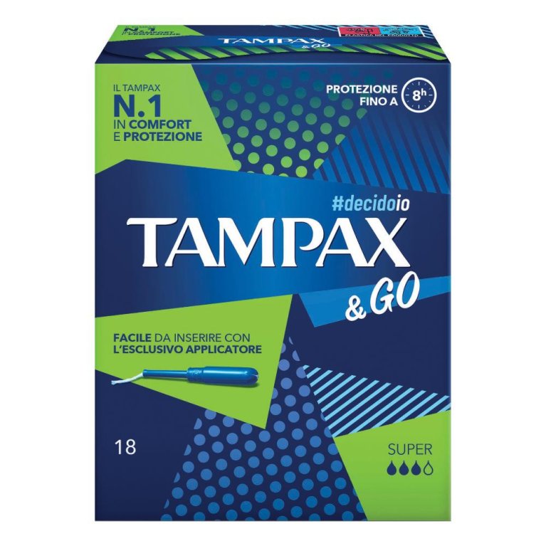 TAMPAX &GO SUPER 18PZ TAMPAX &GO SUPER 18PZ