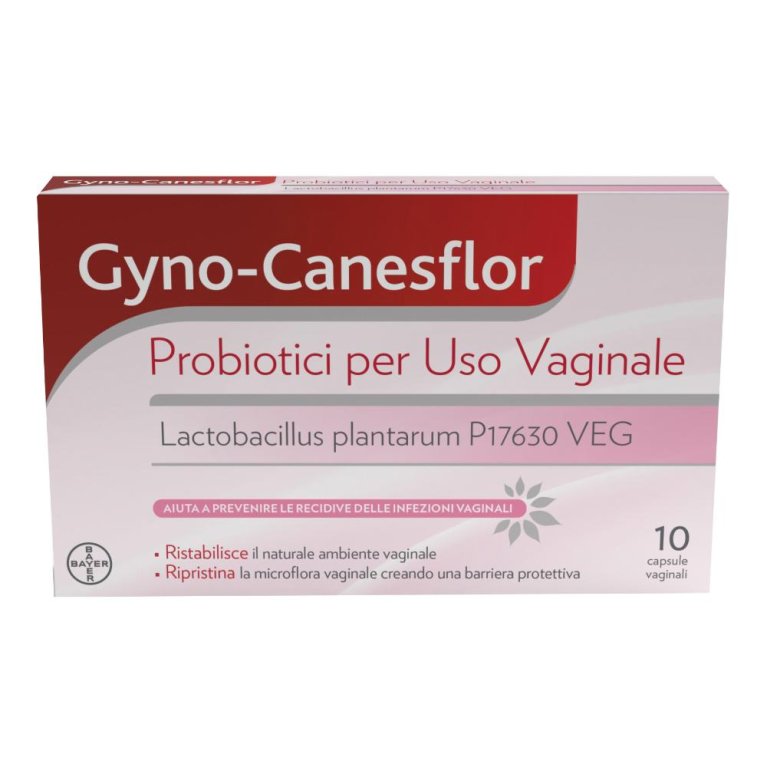 GYNO-CANESFLOR 10CPS VAGINALI GYNO-CANESFLOR 10CPS VAGINALI
