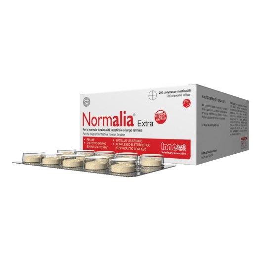 Normalia extra - 200 compresse - per la normale funzionalità intestinale del cane 