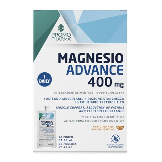 MAGNESIO ADVANCE 400 20POUCH MAGNESIO ADVANCE 400 20POUCH