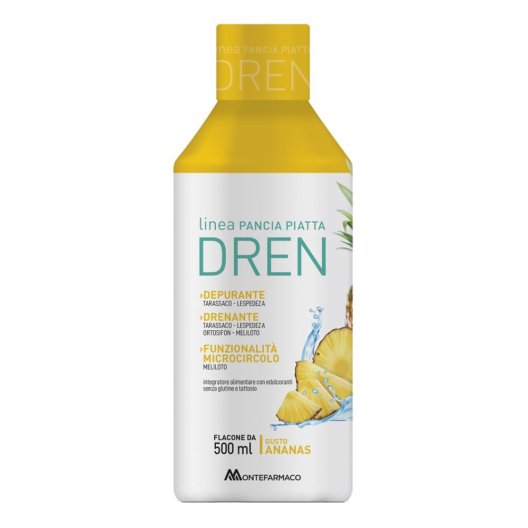 PANCIA PIATTA DREN500ML ANANAS PANCIA PIATTA DREN500ML ANANAS