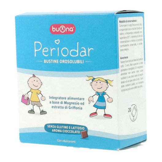Periodar - 20 bustine orosolubili - gusto cioccolato Periodar - 20 bustine orosolubili - gusto cioccolato
