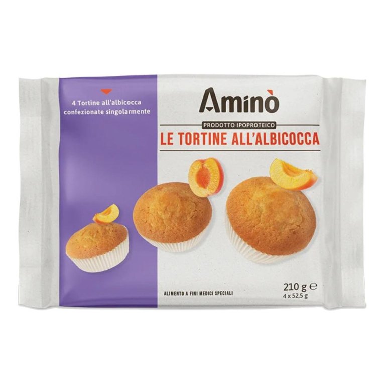 AMINO LE TORTINE ALBICOCCA 4PZ AMINO LE TORTINE ALBICOCCA 4PZ