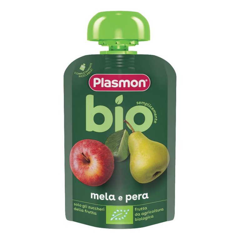 PLASMON MELA PERA BIO POUCHES PLASMON MELA PERA BIO POUCHES
