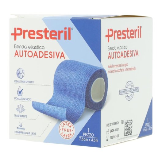 PRESTERIL BENDA EL 7,5X450 BLU PRESTERIL BENDA EL 7,5X450 BLU