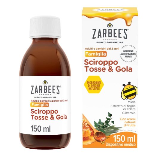 ZARBEE'S TOSSE GOLA SCIROPPO ZARBEE'S TOSSE GOLA SCIROPPO