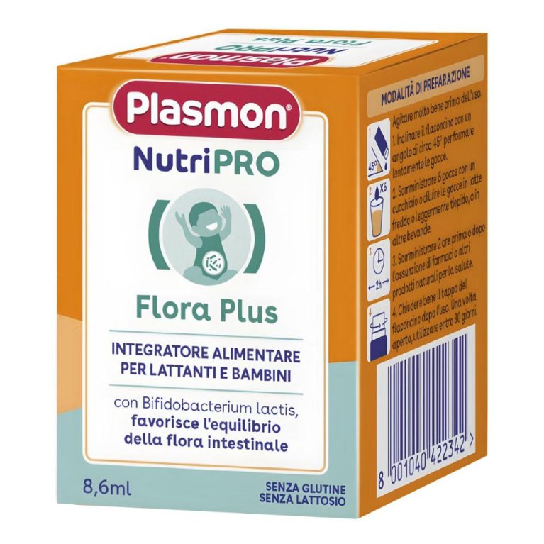 PLASMON NUTRIPRO FLORA+ 8,6ML PLASMON NUTRIPRO FLORA+ 8,6ML