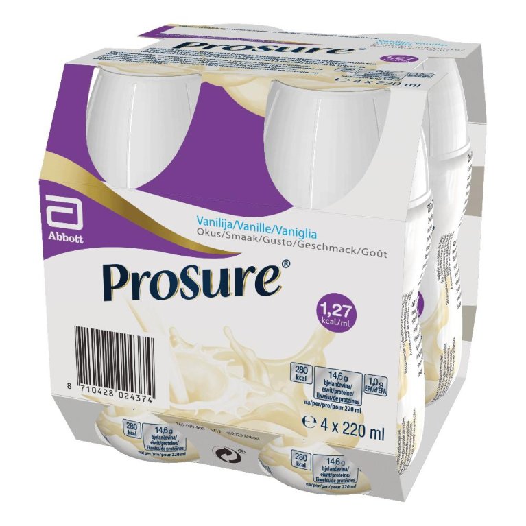PROSURE VANILLA 4BOTT 220ML PROSURE VANILLA 4BOTT 220ML