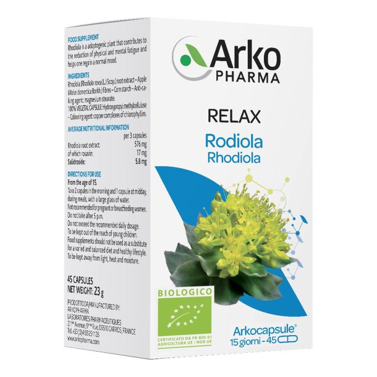 RODIOLA 45CPS BIO N/F ARKOFARM