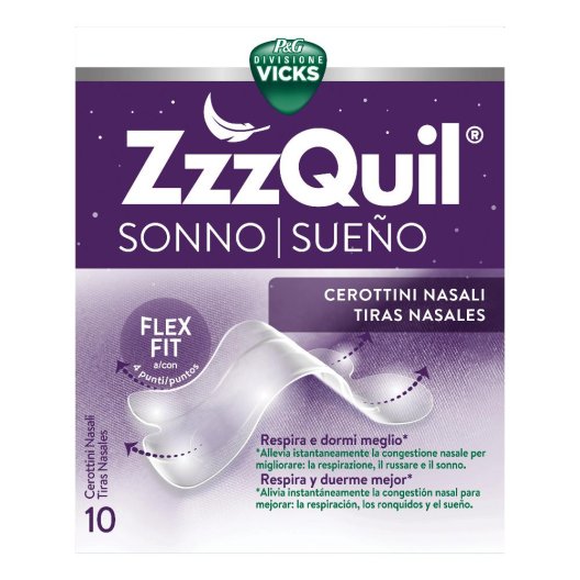 ZZZQUIL NASAL STRIPS 10PZ ZZZQUIL NASAL STRIPS 10PZ